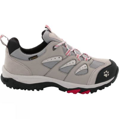 Botas de Montaña Jack Wolfskin MTN Storm Texapore Low Mujer Gris / Negras - Chile FSP295341